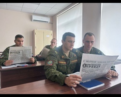 Акция «Газета Победы», приуроченная к 80-летию Победы в Великой Отечественной войне.